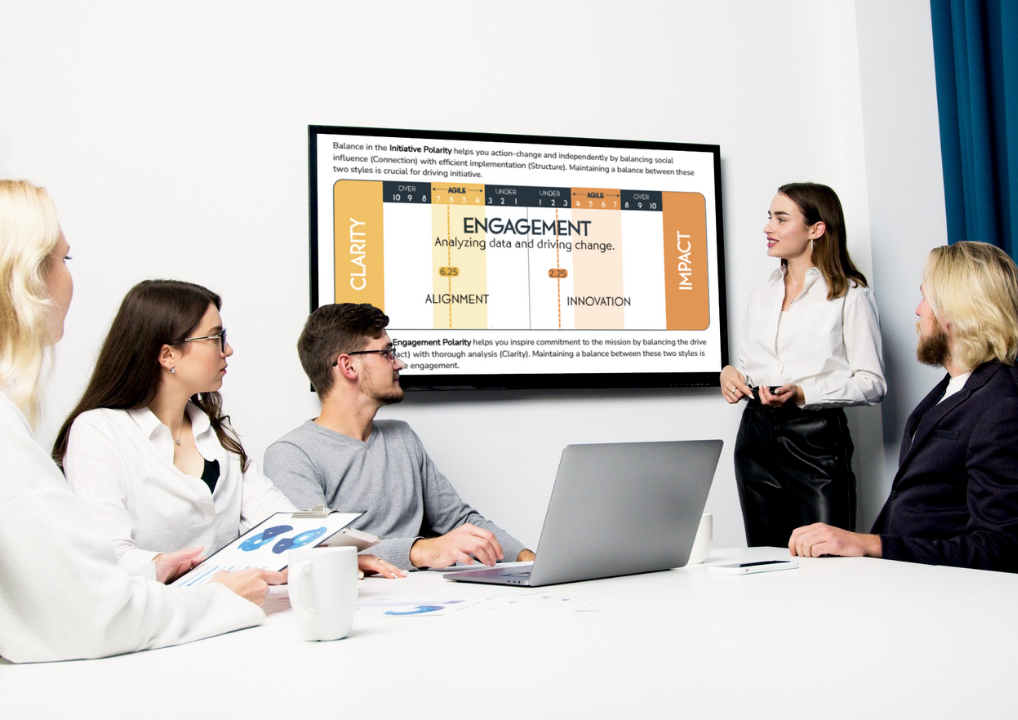 Enterprise Leadership & Culture Dashboard illustration