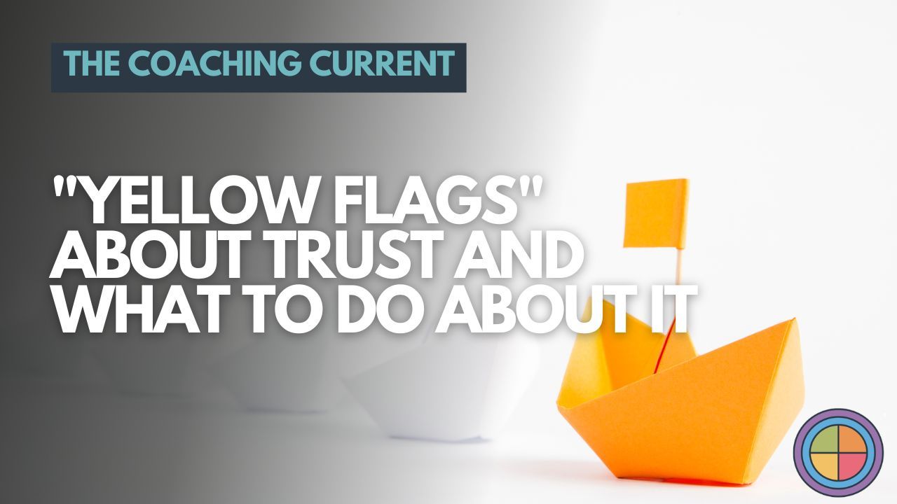 "Yellow Flags" about trust and what to do about it
